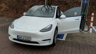 #002 Tesla Model Y Akku & Verbrauchs Test im Winter