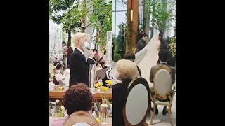 BTS J - hope and member on his sister wedding.