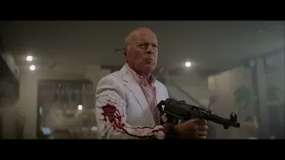 White Elephant (2022) - Bruce Willis Restaurant Shootout Scene (1080p)