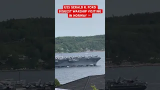 USS Gerald R. Ford Arrive in Norway, NATO Prepare for War in Russian Border. Thank you for coming.