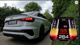 2022 Audi RS3 Acceleration 0-100/100-200/0-250 Stock Exhaust Sound