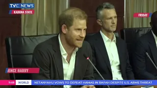 Prince Harry Visits Troops Wounded In Kaduna State