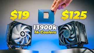 We Tested 14 AIR-Coolers on 24-Core 13900k - The Results Will Shock You!