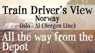 Train  Driver's View: Oslo to Ål (Bergen Line)