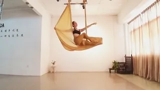 Aerial yoga aerial dance  空中瑜伽 空瑜舞韵 展布绑腿 小飞船
