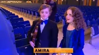 André Rieu - Masterclass for Amira Willighagen and brother Fincent - 7 December 2013