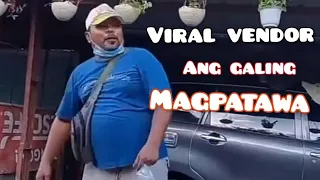 VIRAL VENDOR ANG GALING MAGPATAWA/TINDIRO NG BIBINGKA ANG GALING MAGPATAWA REACTION VIDEO FUNNY VID