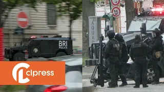 Opération de police au Consulat d'Iran, intervention de la BRI (19 avril 2024, Paris, France)