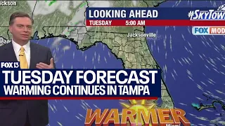 Tampa weather | winds provide warming temperatures on Feb. 27, 2024