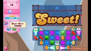 Candy Crush Saga Level 12557 (3 stars, No boosters)