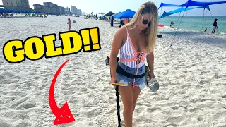 Finding Gold on Panama City Beach with Garrett Metal Detectors!