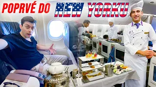 Co vás čeká na cestě do USA? Poprvé letím do NEW YORKu a s KUCHAŘEM na palubě v Business Class