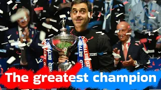 He will remain in history forever! Ronnie O'Sullivan! World Grand Prix 2024