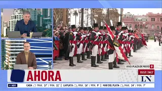 Segundo cambio de guardia histórico en Plaza de Mayo
