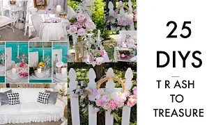 🍃25 DIY TRASH TO TREASURE MAKEOVER PROJECTS 🍃 VINTAGE UPCYCLE/ Olivia's Romantic Home