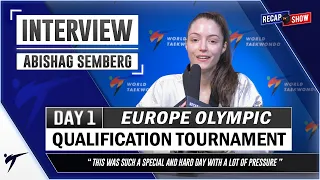ABISHAG SEMBERG POST FIGHTS INTERVIEW 2021 WT EUROPEAN OLYMPIC QUALIFICATION