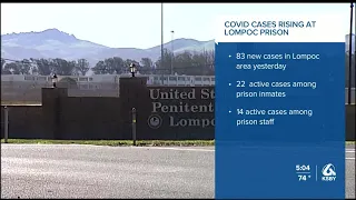 COVID-19 cases rising at Lompoc prison complex