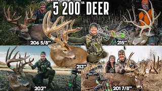 5 200” Deer with A Bow! | Josh Bowmar’s Biggest Bucks |