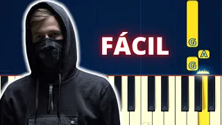 FADED (ALAN WALKER) - TUTORIAL PIANO E TECLADO FÁCIL