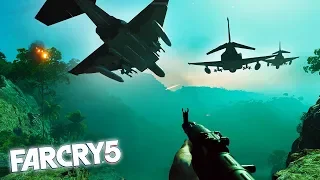 NEW JET AIRSTRIKE & MAP EXPLORATION! Far Cry 5 Hours of Darkness Vietnam!