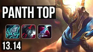 PANTHEON vs ILLAOI (TOP) | 13/1/7, Legendary, 600+ games | EUW Master | 13.14