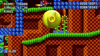 Sonic Mania: Debug Mode showcase