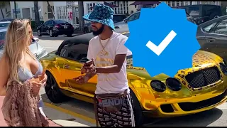 "I'm VERIFIED" GOLD DIGGER Prank! Shocking Reactions!