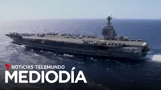 El Grupo de Combate de Portaaviones que EE.UU. despachó | Noticias Telemundo