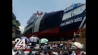 24 Oras: Dalawang bagong barko ng BFAR, magbabantay sa reclaimed islands ng China sa ating EEZ