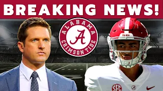 THIS NEWS CAME OUT NOW! ALABAMA CRIMSON TIDE FOOTBALL NEWS! #bamainsider