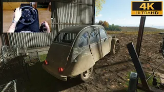 Forza Horizon 4 - Abandoned CITROËN 2CV - Rebuiliding with Steering Wheel + Pedals + Shifter - 4K