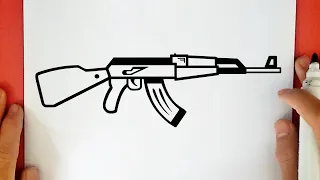 HOW TO DRAW AK-47