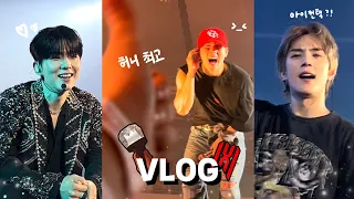 [몬베베 브이로그] 몬엑 노리밋 서울 콘서트🔥 스탠딩 1열: 아아 최애가 너무 가까워요ㅣ콘서트 간접체험 하고싶음 드루와ㅣ핸드볼경기장 스탠딩 시야