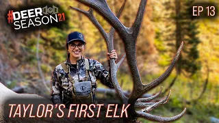Taylor Drury's First Elk Ever, Giant Bulls Screaming At 5 Yards | Deer Season 21
