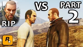 GTA V - Niko vs Trevor [Johnny's Death Revenge] Part 2