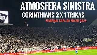 Olha o CALDEIRÃO que virou a Arena na SEMI contra o SÃO PAULO | Corinthians 2 x 1 SPFC