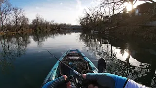Winter River fishing in the Ozarks (Jerkbait and Swimbait)