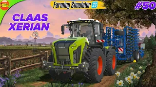 Cultivating Fields With New Claas Xerion and Harvesting Corn | Farming Simulator 23 Amberstone #50