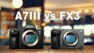 Sony FX3 и A7III сравнение картинки