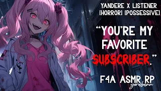 Yandere Streamer Plays A Deadly Game With Her New Sub ♥ Dark F4A ASMR RP