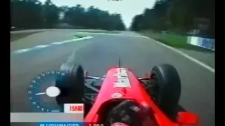 F1 German GP Hockenheim 2001   Qualifying   Michael Schumacher Onboard Lap