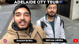 A Day in Adelaide CBD🇦🇺| vlog- 11 | Daman Bawa ft. Shivam Arora