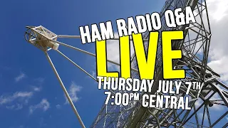 Your Questions Answered LIVE July 2022 - Yaesu FT-710, POTA, Logging #HamradioQA