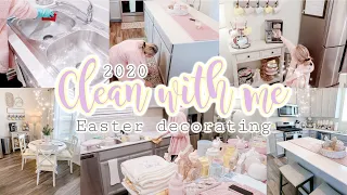 2020 CLEAN WITH ME//EASTER DECORATE WITH ME//CLEANING MOTIVATION//SPEED CLEANING