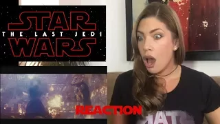 Star Wars: The Last Jedi Trailer (Official) - REACTION