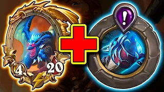 Making Huge Dragons with this combo! | Hearthstone Battlegrounds