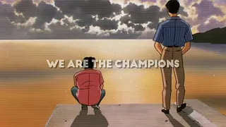 queen - we are the champions | 𝙨𝙡𝙤𝙬𝙚𝙙 + 𝙧𝙚𝙫𝙚𝙧𝙗