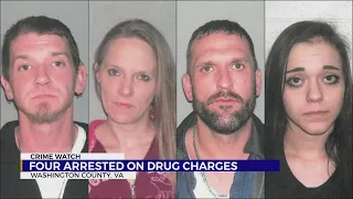 Four arrested during Washington County, Va. traffic stop