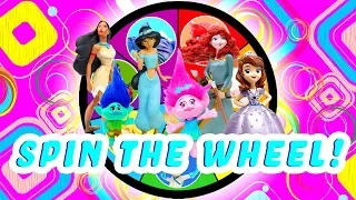 Sofia the First Plays the Spin the Wheel Game to Find a Person that Made a Mess Reveal Game!