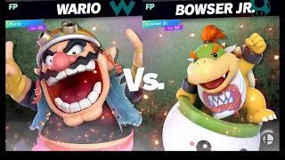 Super Smash Bros Ultimate Amiibo Fights   Request #4491 Wario vs Bowser Jr